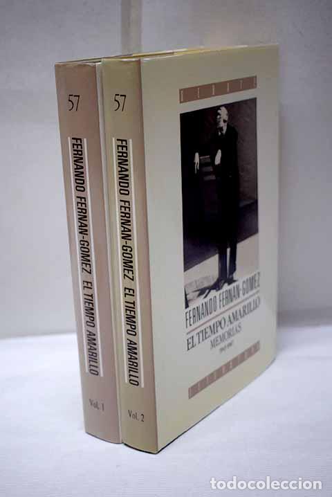 Libri di seconda mano: El tiempo amarillo: memorias.- Fern&aacute;n G&oacute;mez, Fernando