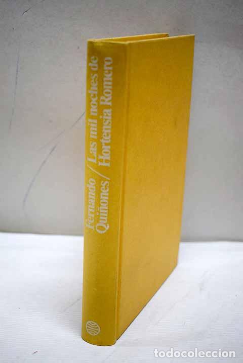 Libros: Las mil noches de Hortensia Romero.- Qui&ntilde;ones, Fernando