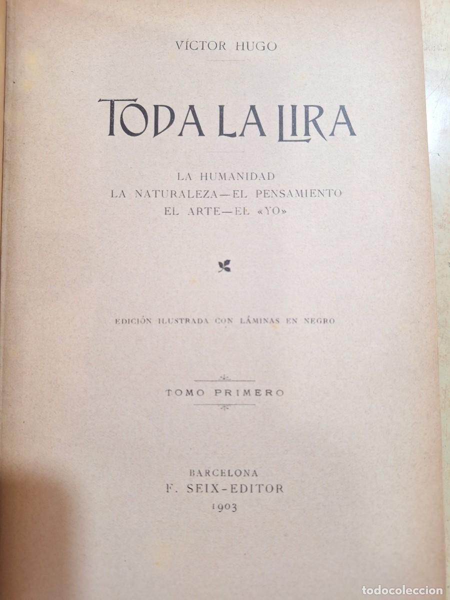 B&uuml;cher: OBRAS COMPLETAS. TODA LA LIRA 2 Tomos en un &uacute;nico Volumen OBRA COMPLETA. - HUGO, VICTOR