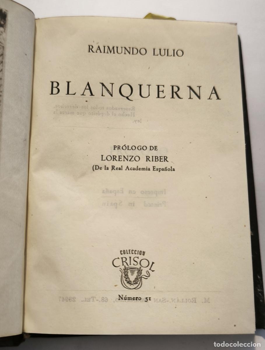 Libros: Blanquerna - Raimundo Lulio