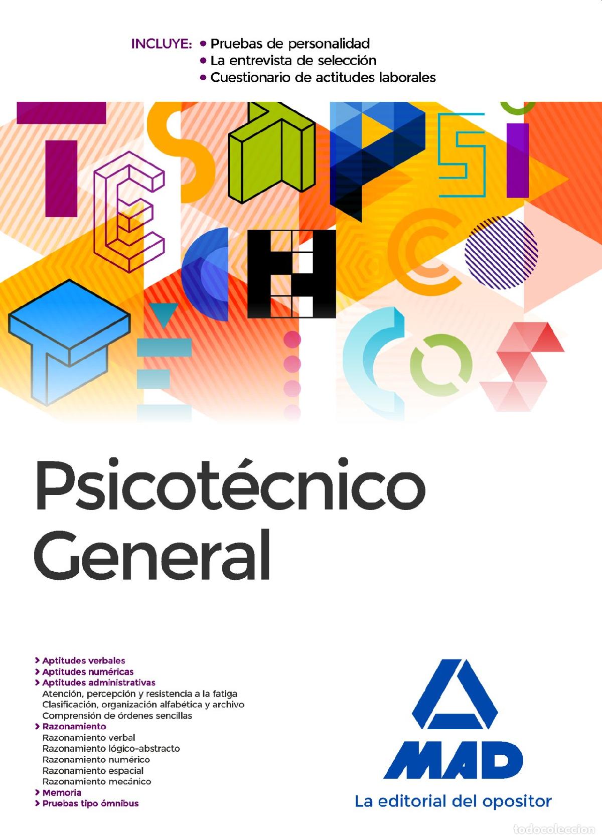 Libros: Psicot&eacute;cnico General. - Foto 1