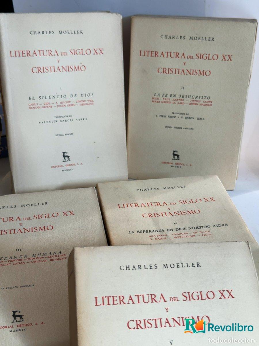 Libri di seconda mano: Literatura del siglo XX y cristianismo 5 tomos - Charles Moeller