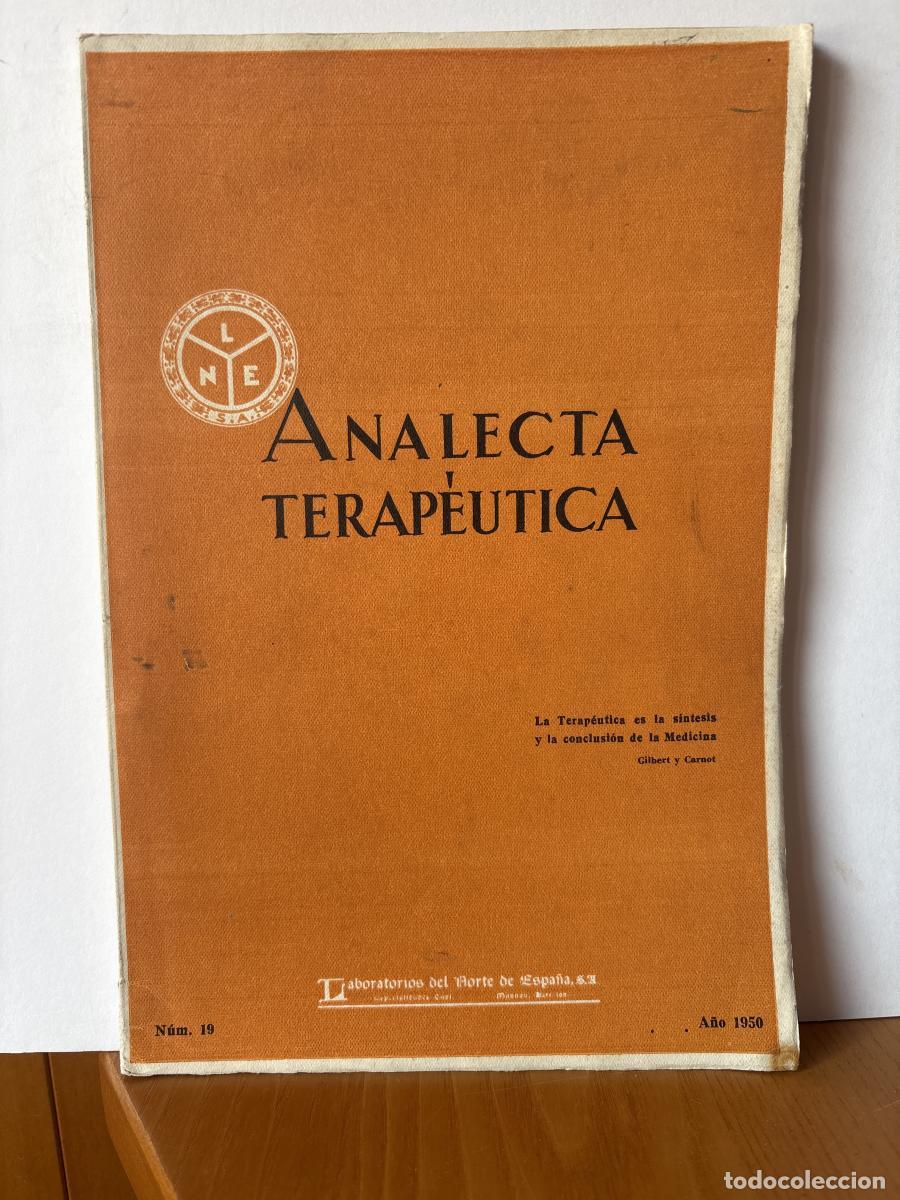 Libros: ANALECTA TERAPEUTICA. A&Ntilde;O 1950. N&ordm; 19. - TDK437 - Foto 1