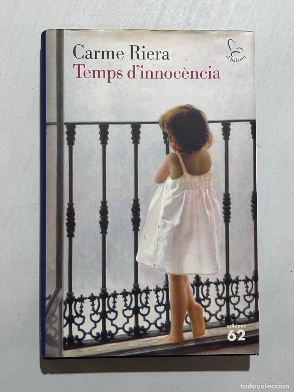 Libros: Carme Riera - Temps d&rsquo;innoc&egrave;ncia