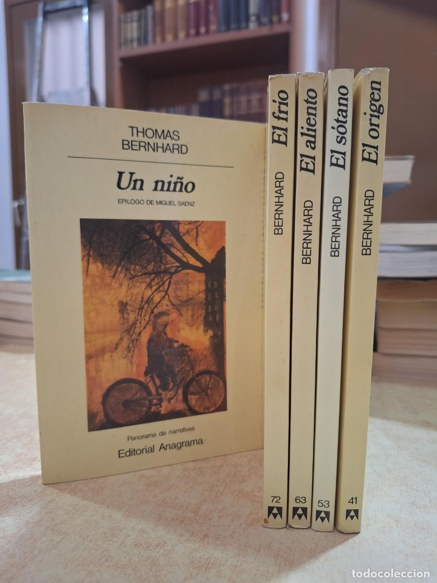 Livros em segunda m&atilde;o: RELATOS AUTOBIOGR&Aacute;FICOS 5 VOLS: El Origen / El S&oacute;tano / El Aliento / El fr&iacute;o / Un ni&ntilde;o. - BERNHARD,
