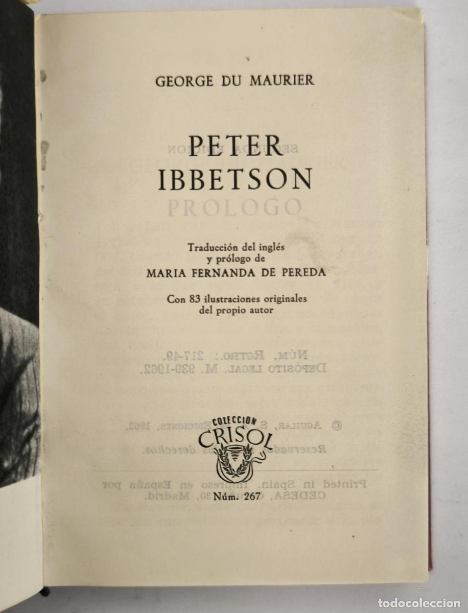 Libros: Peter Ibbetson - George du Maurier - Foto 2