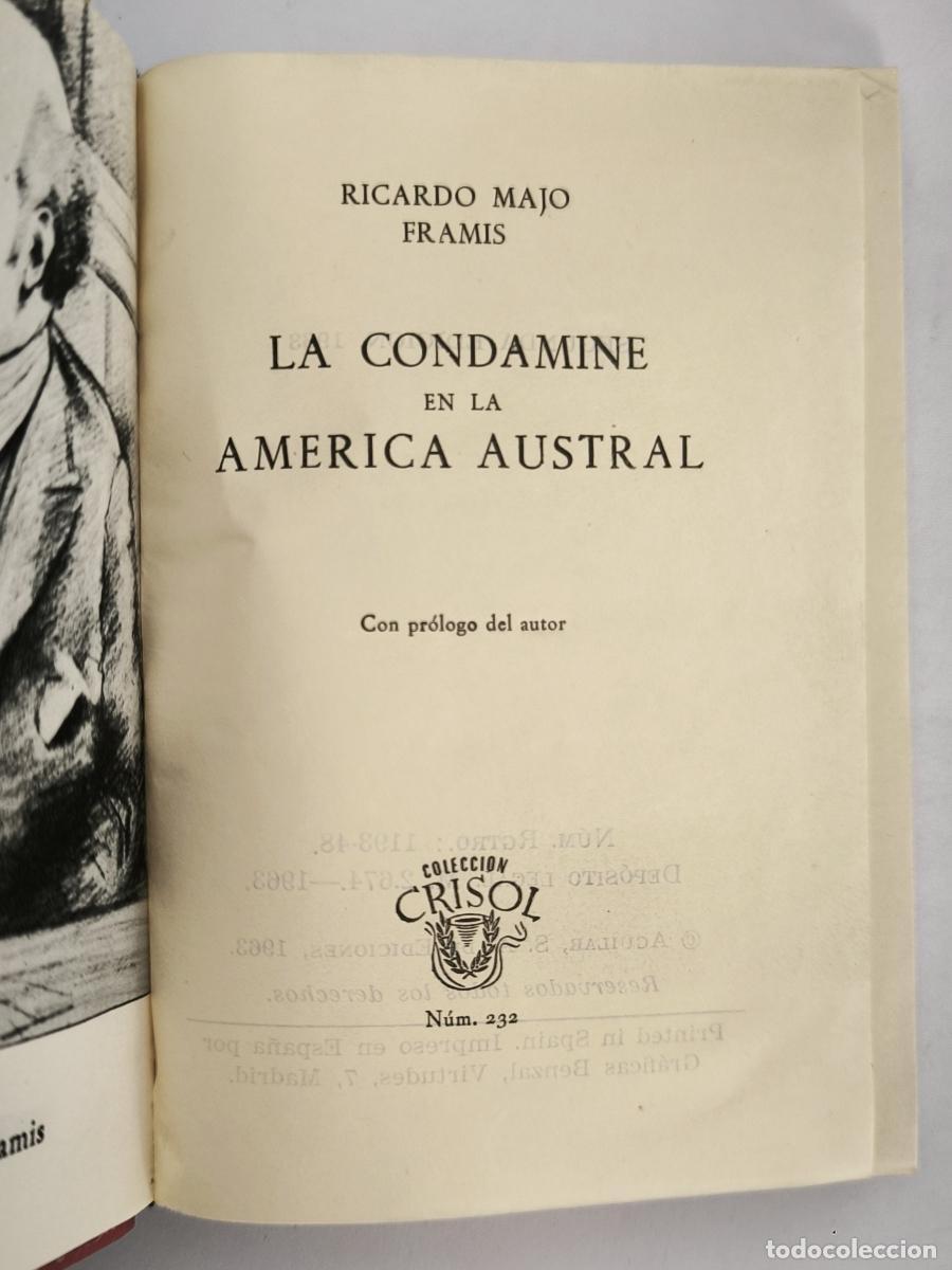 Libros: La Condamine en la Am&eacute;rica Austral - Ricardo Majo Framis