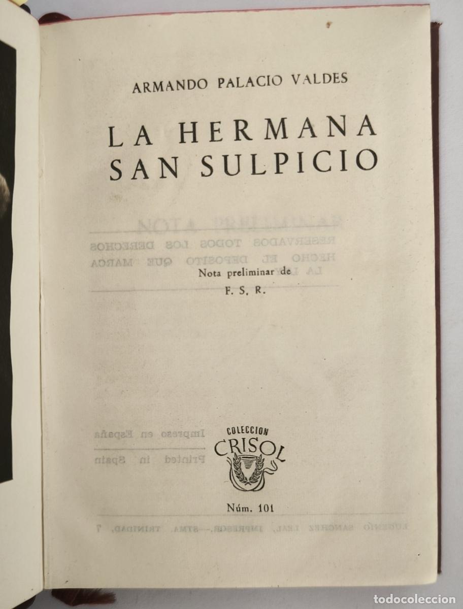 Libros: La hermana San Sulpicio - Armando Palacio Vald&eacute;s