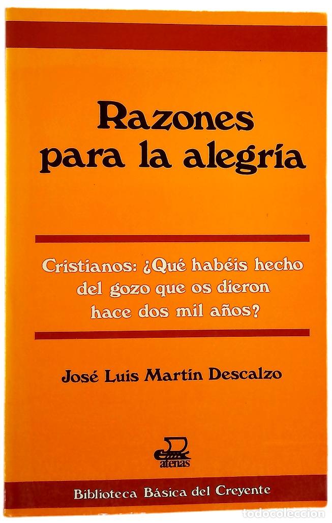 books: Razones para la alegr&iacute;a - Mart&iacute;n Descalzo, Jos&eacute; Luis