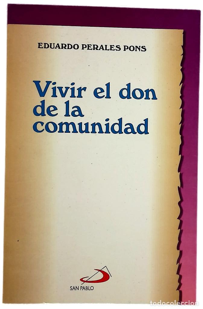 Libros: Vivir el don de la comunidad