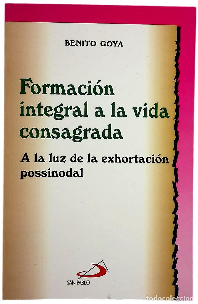 Libros: Formaci&oacute;n integral a la vida consagrada a la luz de la exhortaci&oacute;n possinodal