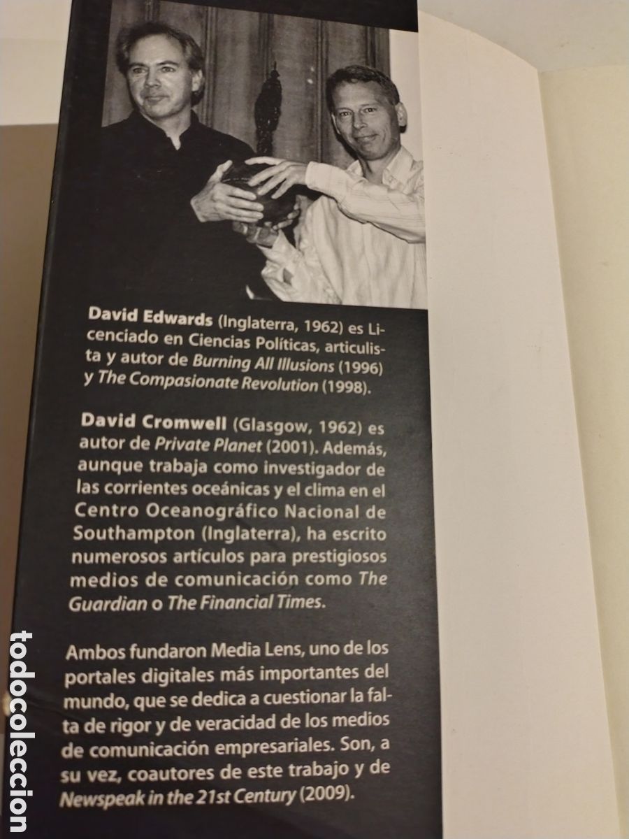 Libros: LOS GUARDIANES DEL PODER El mito de la prensa progresista David Edwards David Cromwell 2011 TXALAPAR - Foto 5