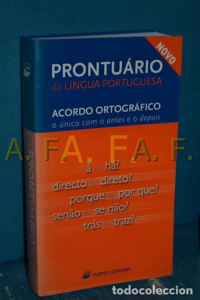 Livres: Prontu&aacute;rio da L&iacute;ngua Portuguesa- 9789720319418