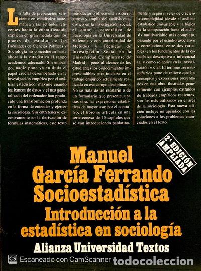 Libros: Socioestad&iacute;stica- 9788420680965