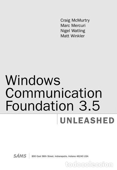 Libros: Windows Communication Foundation 3.5 Unleashed- 9780672330247