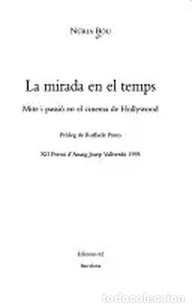 Libros: La mirada en el temps- 9788429741087