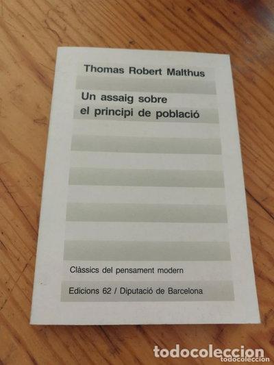 Libros: Un assaig sobre el principi de poblaci&oacute;- 9788429723533 - Foto 1