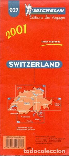 Libros: Michelin Switzerland Map No. 927- 9782060008707