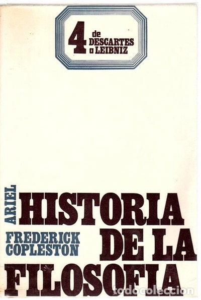 Libros: Historia de la filosof&iacute;a. Vol IV. De Descartes a Leibniz- 9788434439252