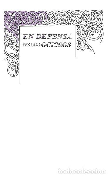 Libros: En defensa de los ociosos- 9788430616541