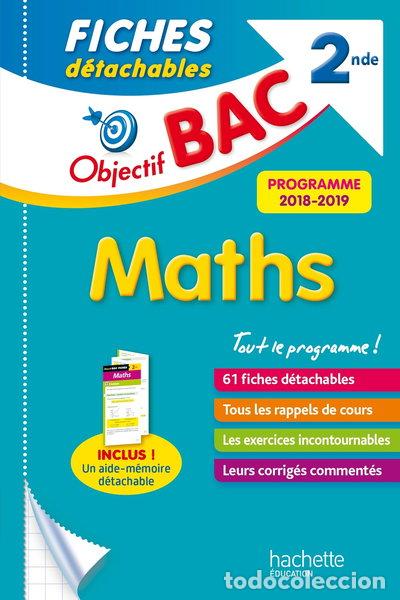 Libros: Objectif Bac Fiches d&eacute;tachables Maths 2nde- 9782017013754