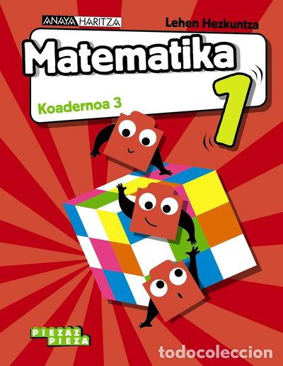 Libros: Matematika 1. Koadernoa 3- 9788469849798