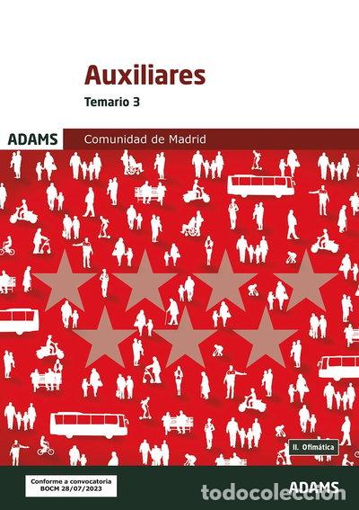 Libros: Temario 3 Auxiliares Administrativos de la Comunidad de Madrid- 9788411166911
