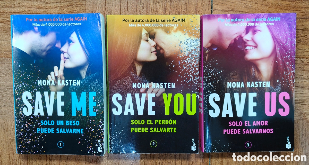 Libros: Save � Trilog&iacute;a � Completa � Booket - Mona Kasten - Foto 1