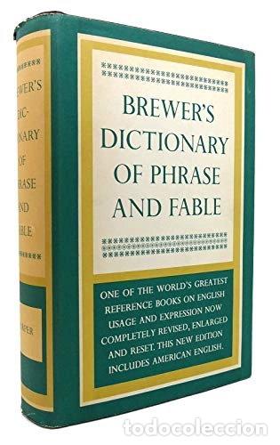 Libros: Brewer's Dictionary of Phrase and Fable- 9780304350964