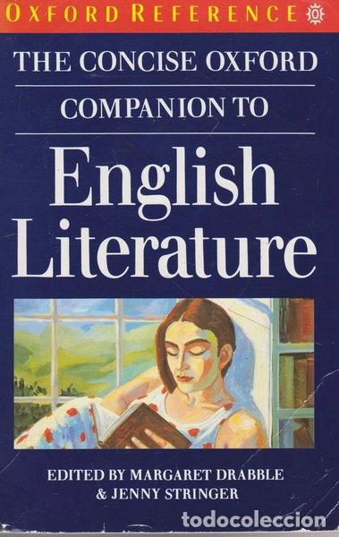 Libros: The Concise Oxford Companion to English Literature- 9780192826671