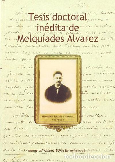 books: Tesis doctoral in&eacute;dita de Melqu&iacute;ades &Aacute;lvarez- 9788483175781