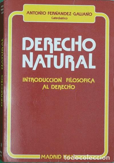 Libros: Derecho Natural- 9788430078356 - Foto 1