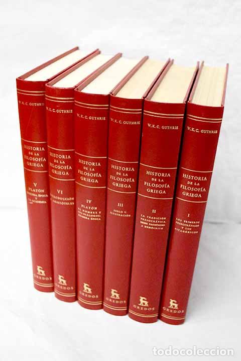 Livros em segunda m&atilde;o: Historia de la Filosof&iacute;a griega.- Guthrie, W. K. C; Guthrie, W. K. C.