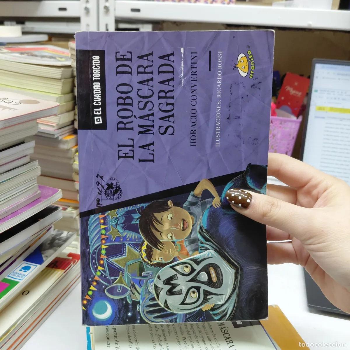 books: El robo de la mascara sagrada (det.) - Convertini