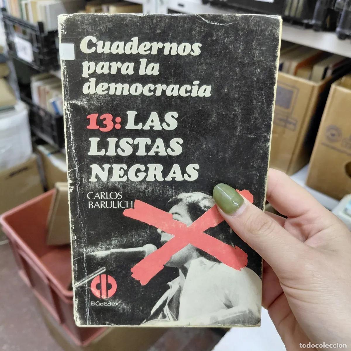 Livros em segunda m&atilde;o: Las listas negras - Barulich