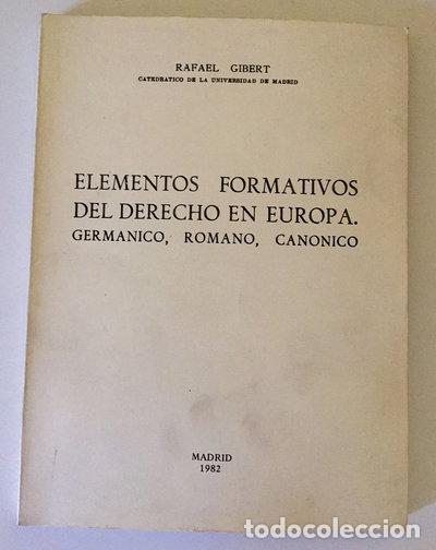 Livres: Elementos formativos del derecho en Europa- 9788430077199