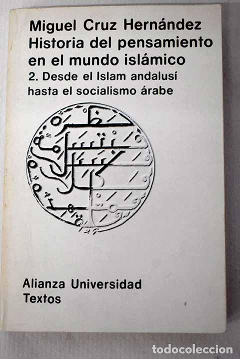 Libros: Historia del pensamiento en el mundo isl&aacute;mico, Tomo II.- Cruz Hern&aacute;ndez, Miguel