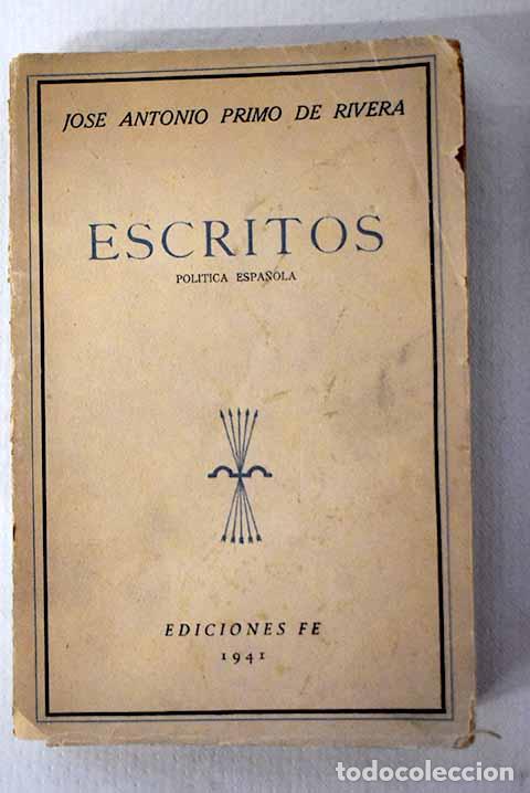 Libros: Obras completas, Tomo IV. Pol&iacute;tica espa&ntilde;ola.- Primo de Rivera, Jos&eacute; Antonio