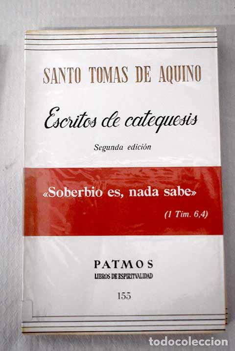 Libros: Escritos de catequesis.- Aquino, Santo Tom&aacute;s de