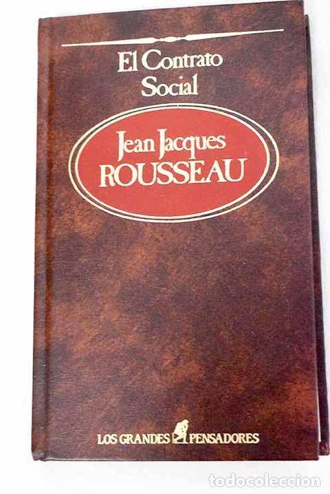 Libros: El contrato social: Rousseau, Jean-Jacques.- Rousseau, Jean-Jacques