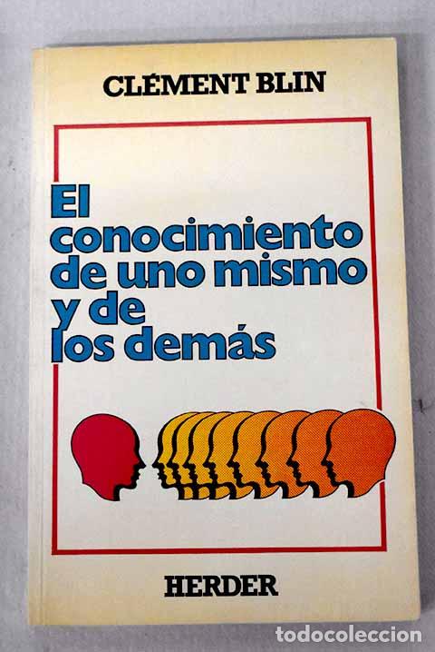 Libros: El conocimiento de uno mismo y los dem&aacute;s.- Blin, Cl&eacute;ment