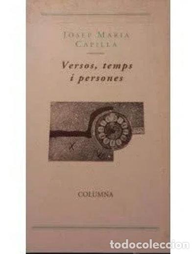 books: Versos, temps i persones- 9788478096244