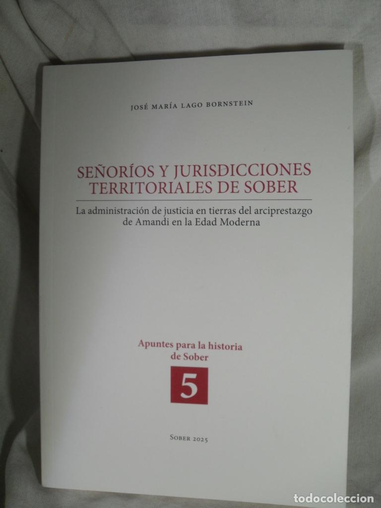 books: SE&Ntilde;ORIOS Y JURISDICCIONES TERRITORIALES DE SOBER (LA ADMINISTRACION DE JUSTICIA EN TIERRAS DEL ARCIP