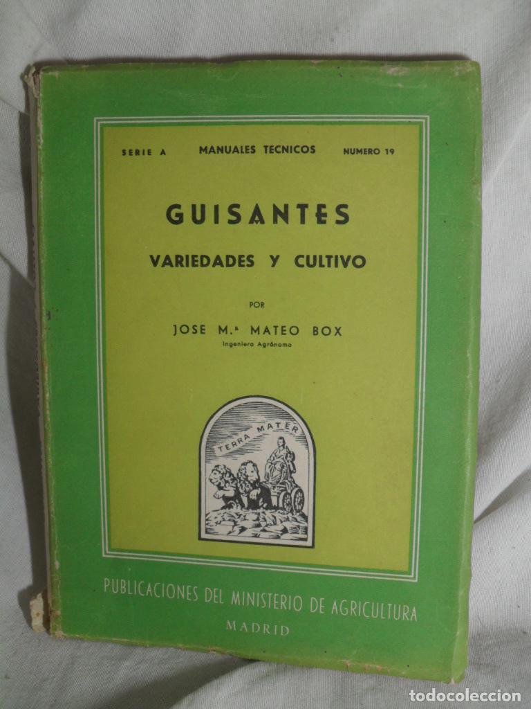 B&uuml;cher: GUISANTES VARIEDADES Y CULTIVO - JOSE M&ordf; MATEO BOX