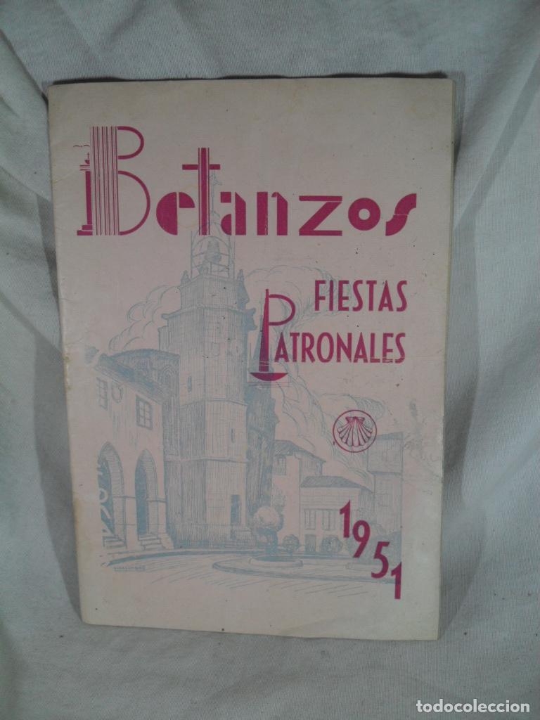 Libros: BETANZOS FIESTAS PATRONALES 1951 - VARIOS