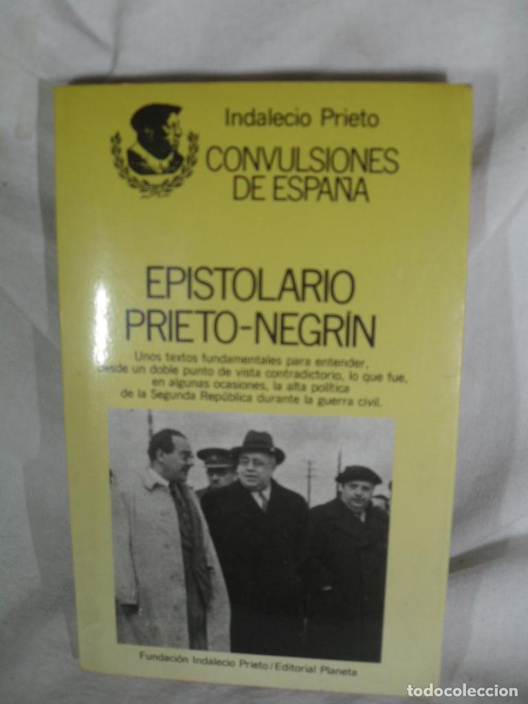 Libri di seconda mano: EPSITOLARIO PRIETO-NEGRIN - INDALECIO PRIETO