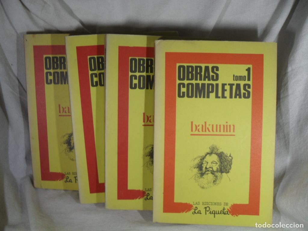 Libri di seconda mano: OBRAS COMPLETAS BAKUNIN 4 TOMOS - MIGUEL BAKUNIN