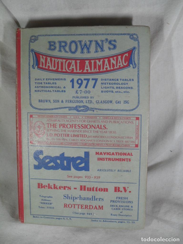 Livros em segunda m&atilde;o: BROWNS NAUTICAL ALMANAC - VARIOS
