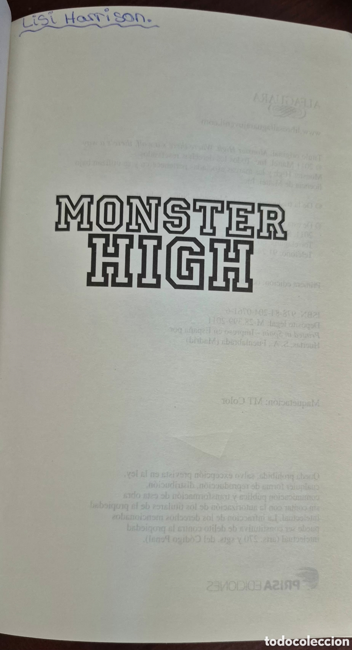 Libros: LISI HARRISON - MONSTER HIGH - Foto 3
