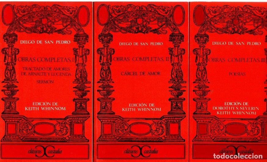 B&uuml;cher: Obras completas. Tomos I, II y III - San Pedro, Diego de